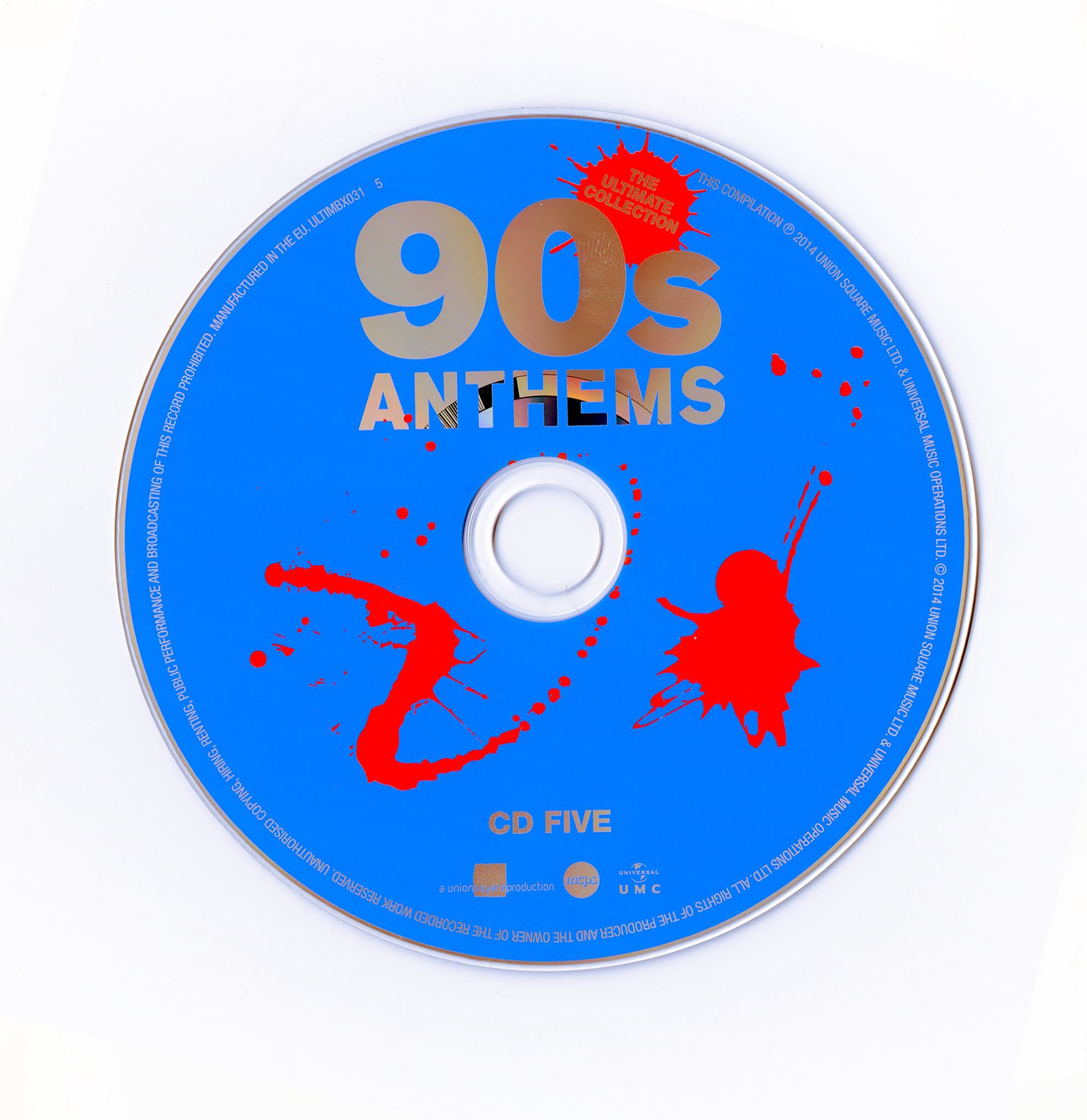MUSIC REWIND: VA - 90s Anthems - The Ultimate Collection (5 Cds ...